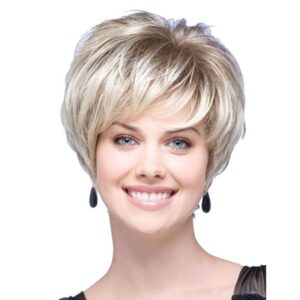 Short Blonde Wig