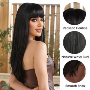 Straight Black Wig